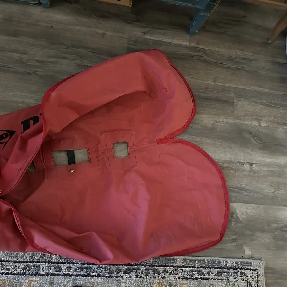 Red Dunlop Golf Club Bag Soft Travel Case